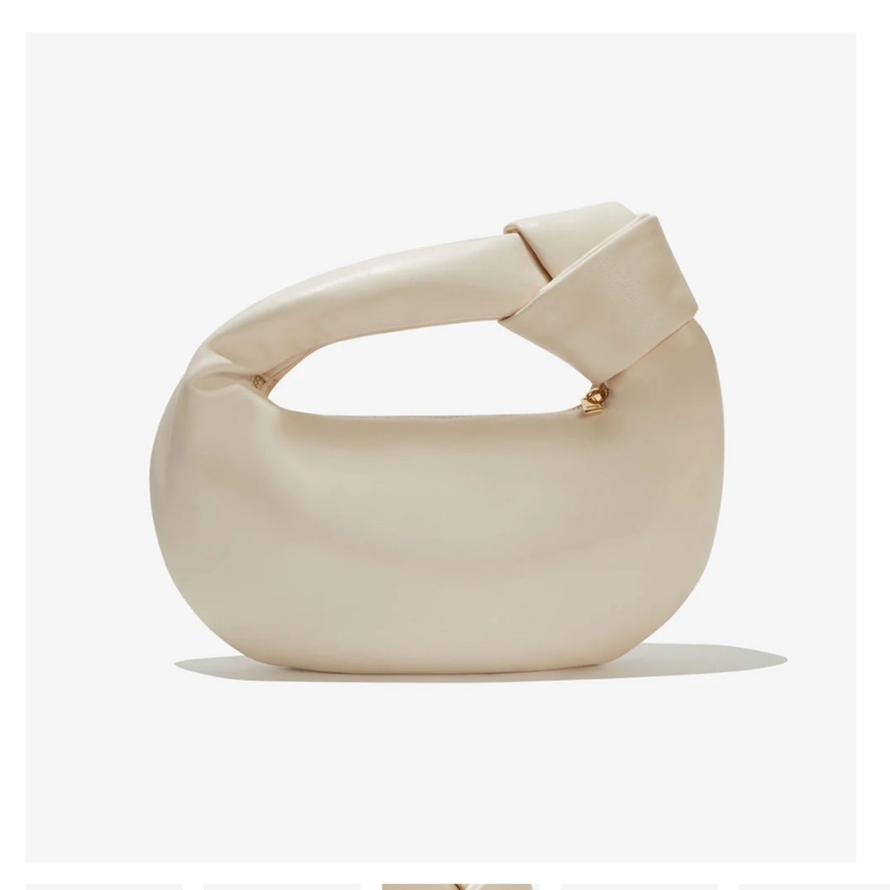 Melia Bianco Elegant Cream Women's Bag Alexandra Cream Vegan Top Handle Bag